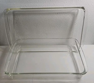 2 Stk. Vintage Pyrex 232/233 Kasserolle Backformen USA 13"x9" - 12"x7" - Bild 1 von 6