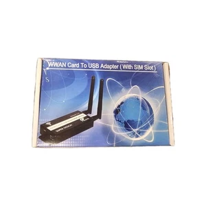 Adaptateur Mini PCI-E vers USB avec emplacement pour carte SIM pour WWAN LTE Noir - Photo 1/5