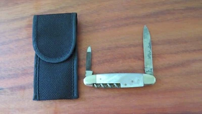 Vintage Sweden Knivbolaget Eskilstuna Knife Mother of Pearl Handle Corksrew - Image 1 of 4