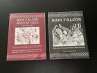 Iron Falcon RPG Books (Rule Book & Volume 1) Mint Chris Gonnerman BX AF2