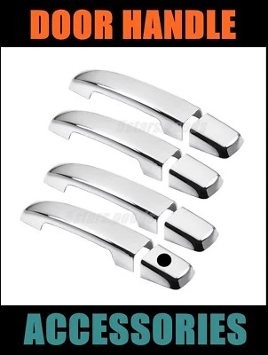 Cubiertas de manija de puerta lateral triple cromadas para camioneta Suzuki Equator 2009-2012 Foto 1 de 4