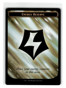 MTG Magic The Gathering Energy Reserve Token Moderately Played - Picture 1 of 2