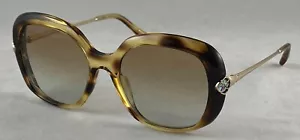 Chopard SCH314S SCH 314S 0ALE Gold/Tortoise w/crystals Sunglasses 57-19-135 - Picture 1 of 7