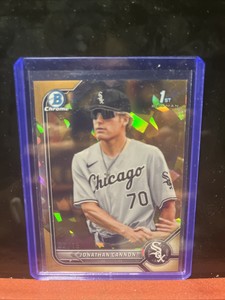 2022 Bowman Draft Sapphire #BDC-180 Jonathan Cannon Gold Refractor /15 Nm+