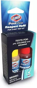 3-Way Pool Test Kit Refill Solutions - pH, Chlorine, Bromine Testing - Picture 1 of 13