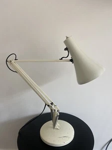 Vintage Anglepoise Original Herbert Terry & Sons Desk Lamp Model 90 White Cream - Picture 1 of 6