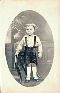 C.P.A PHOTO D'ENFANT AVEC JOUET - Imagen 1 de 1