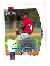 2005 Donruss Team Heroes Ervin Santana Auto Autograph Rookie Card Angels