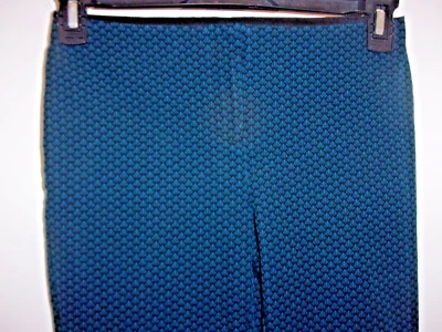 Alfani Womens Black/Blue Checked Elastic Waist Ankle Pants Size 4 Petite - Image 1 of 4