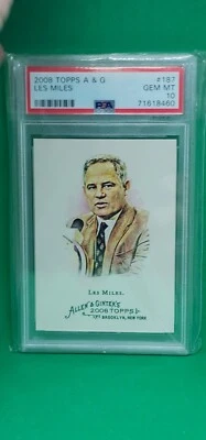 2008 Topps Allen Ginter #187 Les Miles PSA 10 GEM MINT - Image 1 of 2