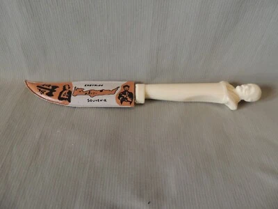 Vintage Greek knife island Crete handle political figure Venizelos - Image 1 of 4
