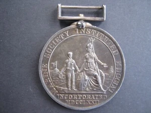1772 Marine Society Reward of Merit medal in silver 42mm EF Eimer 745 - Picture 1 of 3