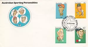 Sporting Personalities Australia FDC 1981 (02370) - Picture 1 of 1