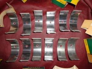 Nos 1953 1962 Chevrolet 235 261 L6 Engine STD Rod Bearing Set Clevite - Picture 1 of 6