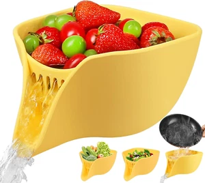Cesta Colador y Escurridor de Fregadero para Verduras Frutas y Escurre la Pasta - Imagen 1 de 12