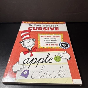 Dr. Seuss Workbook Cursive, Dr. Seuss Workbook Handwriting, Two Paperbacks - Picture 1 of 3