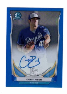 Cody Reed 2014 Bowman Chrome Prospect Autograph Blue Refractor #BCAPCR auto /150 - Picture 1 of 2
