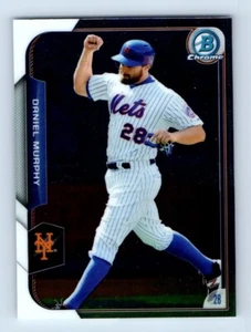 2015 Bowman Chrome Daniel Murphy New York Mets #5 - Picture 1 of 2
