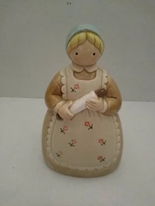 Otagiri Cerámica Granja Mujer Rodante Delantal Servilletero Granja De Colección... - Imagen 1 de 8