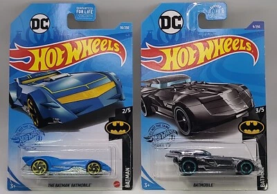 Hot Wheels, DC, Batman, The Batman Batmobile, Batmobile, L2593, 2-Pack Lot - Image 1 of 4
