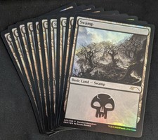 MTG 10x Foil SWAMP #003 Standard Showdown Promo Alayna Danner (Excellent)