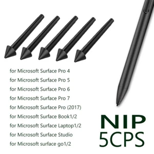 5Pcs Pen Tips Stylus Pen Nib 2H For Mic-rosoft Surface Pro 7/6/5/4/Book/Studio - Picture 1 of 5