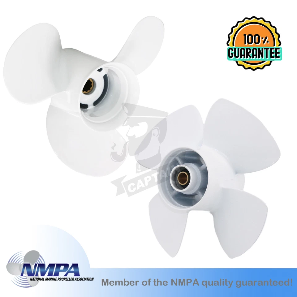 Boots Propeller - F für Yamaha Außenborder Motor 25-30 PS alle Größen 10 Zähne - Bild 1 von 2