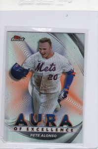 PETE ALONSO 2022 Topps Finest - Aura of Excellence Refractor #AE-PA 5/5