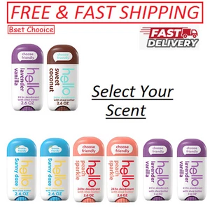 hello Deodorant for Women, Girls, Safe for Kids,2 Pack, Select Your Scent. - Picture 1 of 10