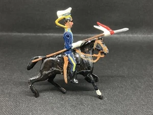 21st Lancer  By Unknown (Yellow 642) Arm Stuck, Not Hollow cast, Bent Legs - Picture 1 of 9