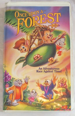 Once Upon A Forest VHS Movie Clamshell Case 1993 Fox Hanna-Barbera Tape - Image 1 of 4