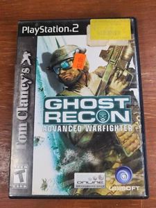 Tom Clancy's Ghost Recon: Advanced Warfighter (PlayStation 2 PS2, 2006) Complete - Picture 1 of 3