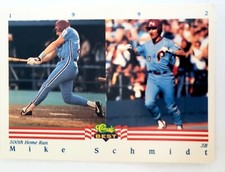 Mike Schmidt Classic Best 1992 Card #100 Philadelphia Phillies MLB Baseball 500