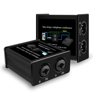 H32D FullRange Audio entstörfilter Isolator Adapter Prof bm Ground Loop 20-24KHz