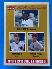 2005 Fleer Tradition Adrian Beltre Adam Dunn Albert Pujols #10