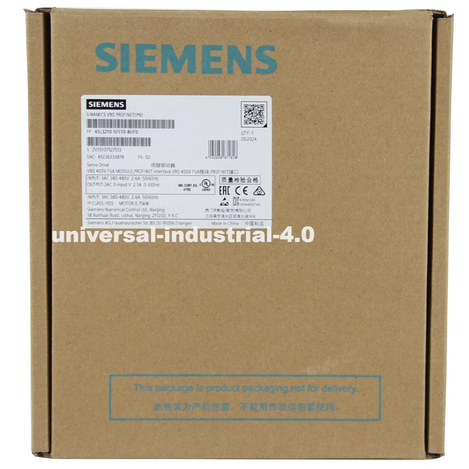NEW Siemens 6SL3210-5FE10-8UF0 6SL3210-5FE10-8UF0 - Image 1 of 4