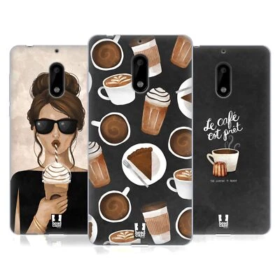 FUNDA HEAD CASE DESIGNS CAFÉ FRANCÉS GEL SUAVE PARA TELÉFONOS NOKIA 1 Foto 1 de 4
