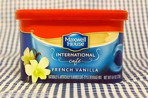 6 Maxwell House International Cafe FRANZÖSISCHE VANILLE Kaffee Milchkännchen Getränk - Bild 1 von 1