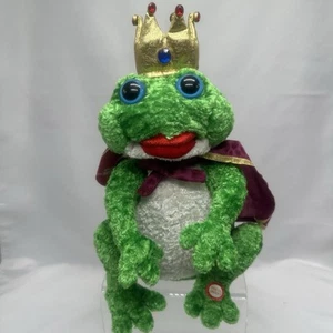 Gemmy Prince Smackaroo Kiss Me Frösche animiertes Froschspielzeug Valentinstag Du sexy Ding - Bild 1 von 15