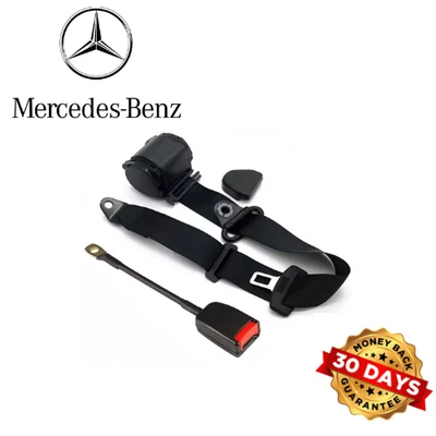 适用于所有梅赛德斯-奔驰汽车安全带 1 件前平滑锁连接器扣 — 第 1/4 张图片