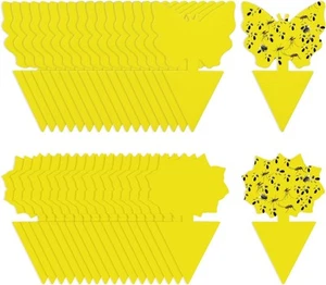 Fruit Fly Gnat Traps for House Indoor, 36 Pack Yellow Sticky Gnat... - Picture 1 of 7