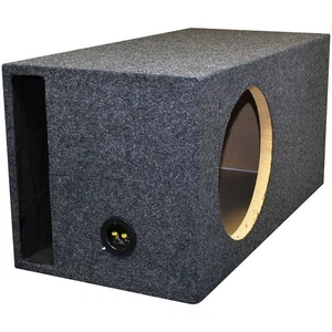 Single 12″ Slot Ported Subwoofer Box Enclosure - 3.70 cu.ft. Tuned to 37Hz - Picture 1 of 4