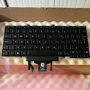 DELL 7D2R0 Latitude 5400 5401 82 Keys Backlit UK Keyboard - Picture 1 of 2