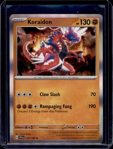 Koraidon SV01: Scarlet & Violet Base Set Pokémon #124/198 Holo Rare NM+ - Picture 1 of 2