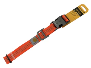 Carhartt NEW Large Dog Leash Hunting Orange Reflective Safety Collar 18" to 26" - Picture 1 of 12