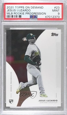 2020 Topps On Demand Rookie Progression Jesus Luzardo #23 PSA 9 MINT RC - Image 1 of 2