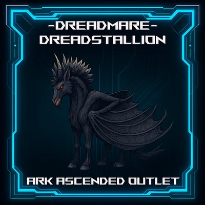 Dreadmare/Dreadstallion-Ark Survival Ascended-ASA-Dino-PVE-PC/XBOX/PS5-Official - Image 1 of 2