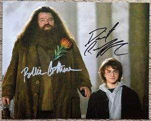 Daniel Radcliffe & Robbie Coltrane handsigniertes Foto, 8x10 mit Echtheitszertifikat, Harry Potter - Bild 1 von 4