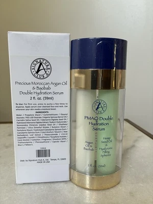Signature Club A PMAO Double Hydration Serum W/Argan Oil & Baobab~2 oz.~Sealed - Image 1 of 2