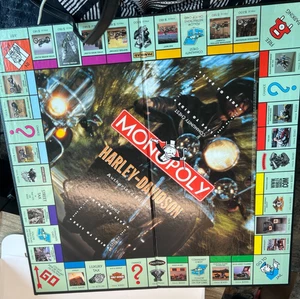 Juego de mesa Monopoly Harley Davidson 1997 tablero de juego y manual solo de colección - Imagen 1 de 6